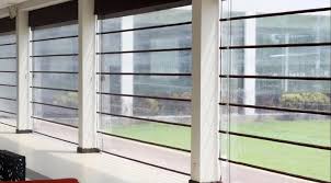 Unobstructed Visibility Clear Blinds